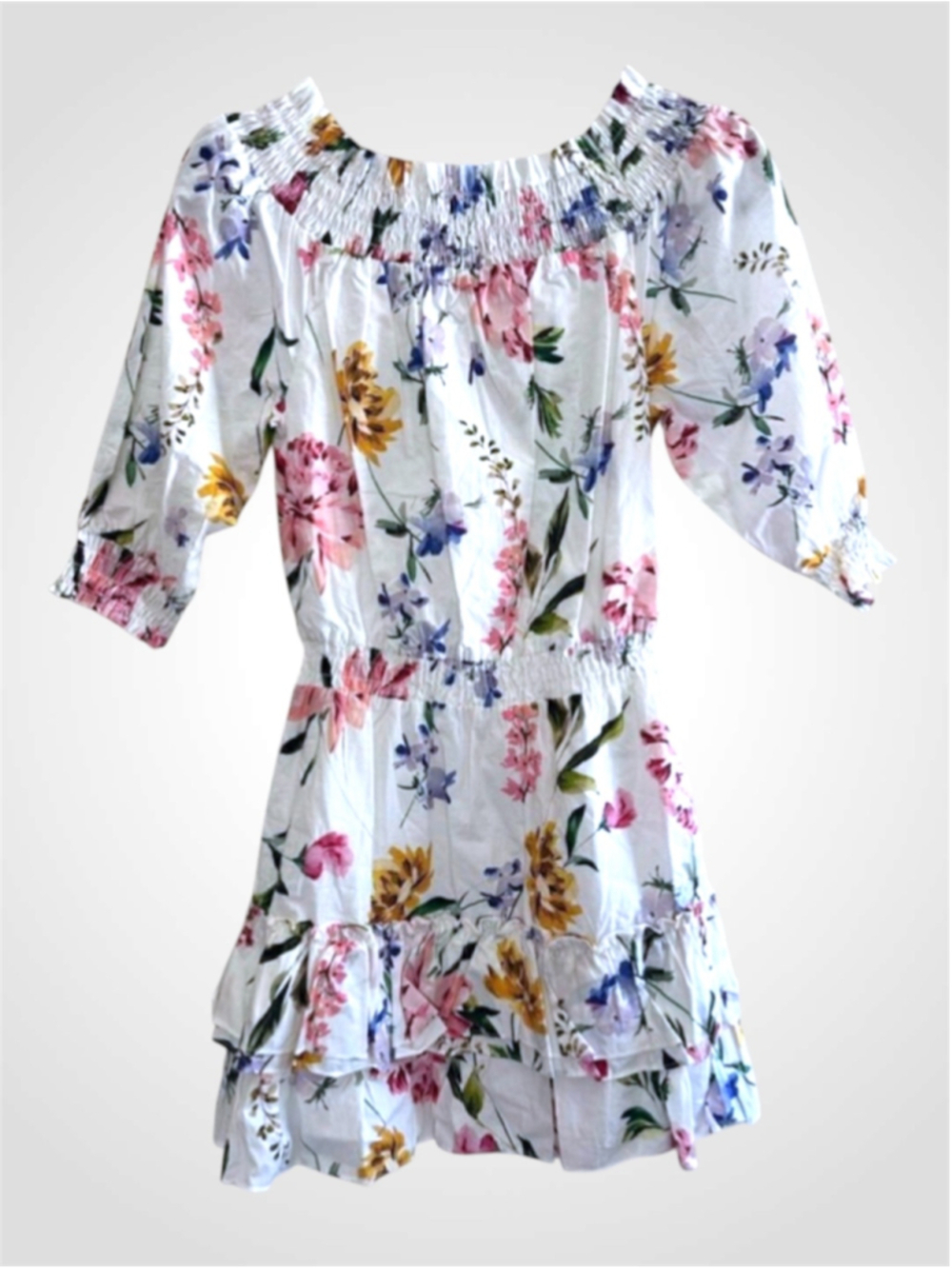 Generation Love Fiona Peony Dress in Peony Blossom White Size S